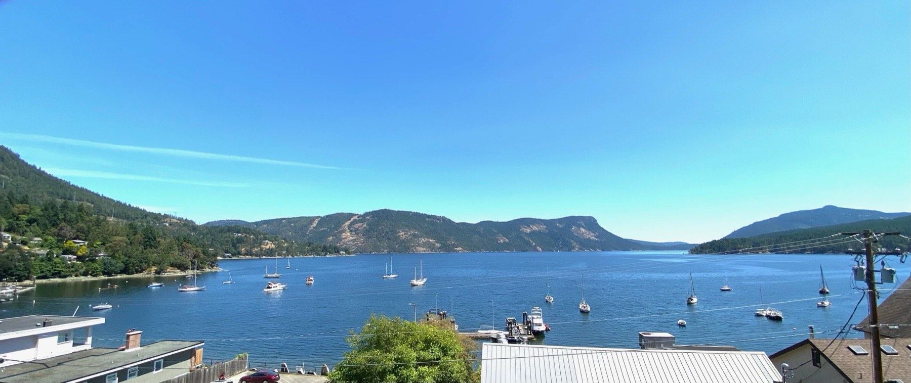 Panoramic view of Maple Bay